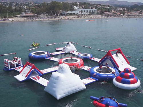 Custom design outdoor adults giant inflatable floating water park