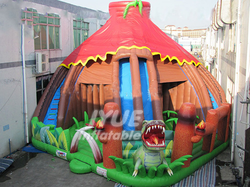 Vergnügungspark im Freien Fun Land Aufblasbare Vergnügungsstadt
