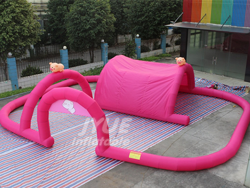 Giant Inflatable sport games,inflatable running track aufblasbare sport - spiele, aufblasbare laufbahn