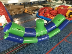 Outdoor water game inflatable seesaw