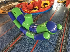 Outdoor water game inflatable seesaw