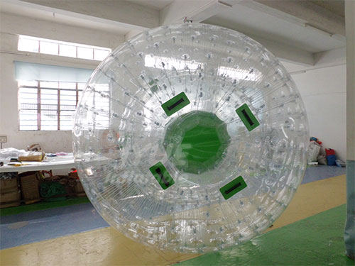 Super quality inflatable colorful grass zorb ball