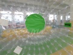 Super quality inflatable colorful grass zorb ball