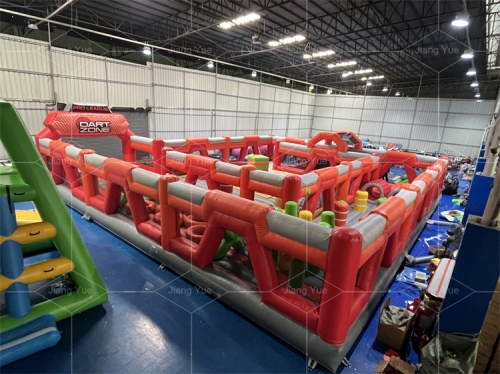 Customized Combo PVC Indoor Trampoline Park Inflatable Giant Playground Amusement Theme Park with Blower