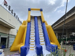 Commercial Adults and Kids One Lanes Slip and Slide Trippo Inflatable Hippo Water Slide With Pool