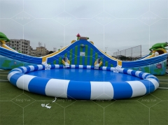 High Quality Frog Inflatable Attraction Water Park for Children and Adult