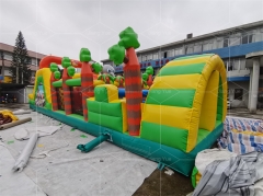 Commercial Grade Kids Structures Gonflables Bouncing Castles Combo Jumping Commercial Inflatable Obstacle Course