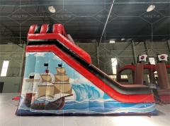 Commercial PVC Sailboat Double Slide Large Outdoor Inflatable Swimming Pool Slide Adult or Children's Slide