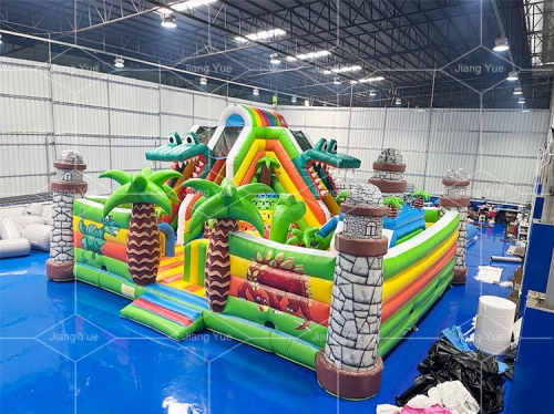 Crocodile Bounce House Playground For Kids