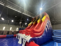 High Quality Portable Inflatable Colorful Water Slide for Kids Above Ground Water Park With Swimming Pool on Sale