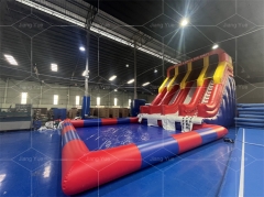 High Quality Portable Inflatable Colorful Water Slide for Kids Above Ground Water Park With Swimming Pool on Sale