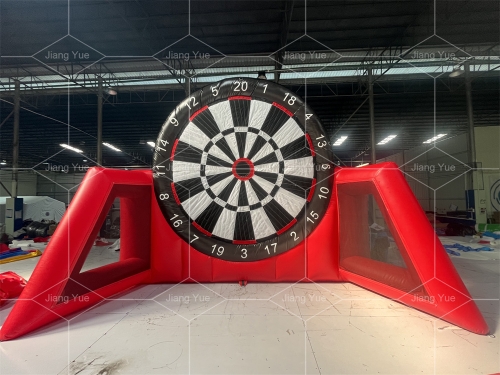 Play Game Kids Inflatable Soccer Dart Target Board with Sticky Ball
