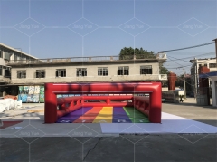 Outdoor Entertainment Carnival Games Inflatable Pony Hop Racing for Team Building Events