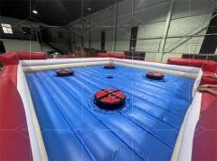 Factory Price 7m Wide Eliminator Meltdown Inflatable Wipeout Games