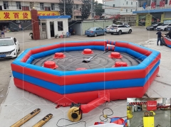 Meltdown Challenge Wipout Mechanical Sweeper Eliminator Adult Inflatable Wipeout Sport Games