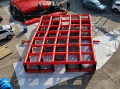 Wholesale Inflatable Haunted Maze House Red Inflatable Maze for Party