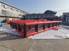 Wholesale Inflatable Haunted Maze House Red Inflatable Maze for Party