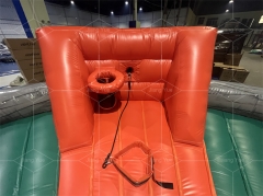 Outdoor Adults Bungee Run Interactive Team Game Human Hungry Hippo Inflatable Event Games for Sale