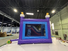 Wet/Dry Inflatable Bouncer Slide Jumping Castle Unicorn Bounce House Combo For Kids Commercial Grade PVC Model