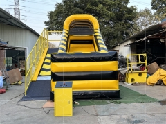 Interactive Playground Bounce House Ninja Warped Wall Inflatable Warrior Obstacle Course for Sale