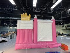Pink Bounce House Inflatable Toys Outdoor Bouncer Kids Inflatable Bouncer Jumping Castle for Sale