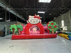 6x6m Hello Kitty Inflatable Bounce House Slide Combo