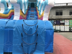 Shark Blow Up Slide For Inground Pool