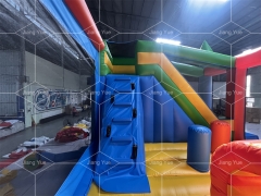 Commercial Inflatable Jumping Castle Cartoon Combo Bounce House Paw Patrol With Slide