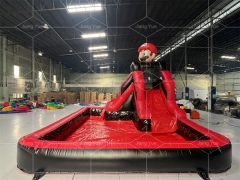 Custom Outdoor Kids Mario Theme Inflatable Water Slide