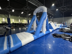 Custom Inflatable Floating Sea Lake Pool Water Park Obstacle Course Water Play Sports Entertainment Aqua Parks