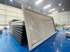 Portable Air Sealed Type Inflatable Car Wash Mat Water Collector Boarding With Drain