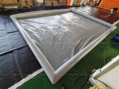 0.6mm PVC Inflatable Car Wash Mat Water Containment Mats for Vehicle Wash or Carpet Wash