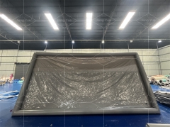 Portable Air Sealed Type Inflatable Car Wash Mat Water Collector Boarding With Drain