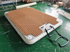 Inflatable Deck Floating Dock In Water Sports Inflatable Water Platform