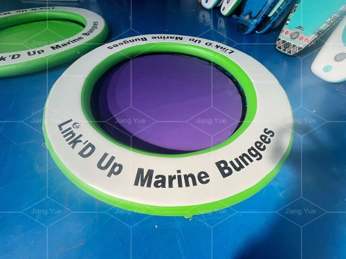 Promotional Lightweight Round Hammock Float Portable Swimming Pool Lounge Inflatable Water Hammock