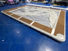 Portable Inflatable Floating Ocean Sea Yacht Swimming Pool With Anti Jellyfish Net