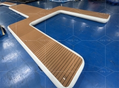 Factory Direct Price Inflatable Floating Platform Y Shape Dock for Yacht and Motorboats