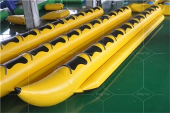 Customized Water Play Equipment Towable Water Ski Tube Inflatable Banana Tube Boat