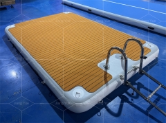 Inflatable Floating Water Mat Air Dock Pontoon Inflatable Boat Swim Platforms With Air Pump