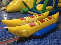 Water Fun Park 6 Seats Towable Double Flying Fish Inflatable Bananas Boat