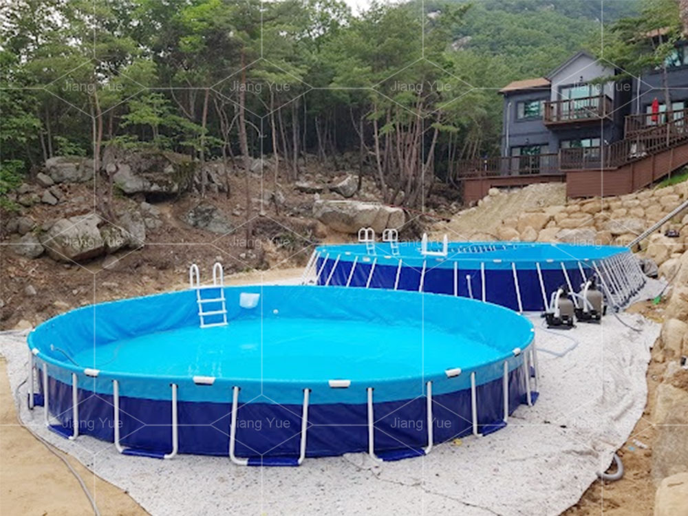Metal Frame Swimming Pool Provides Summer Hydrophilic Needs