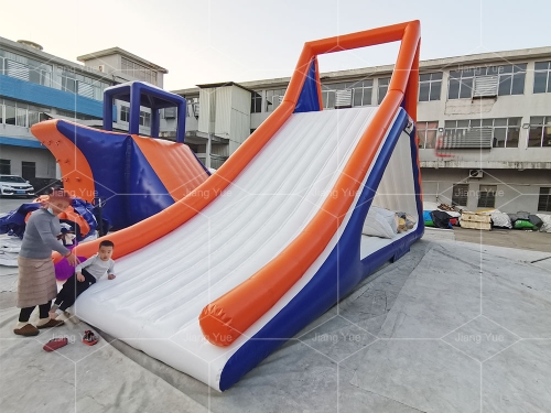 Heavy Duty Inflatable Slide Floating Water Slide Lake Pool Slide