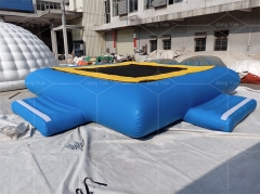 Customized PVC Inflatable Water Trampolines Summer Jump Floated Trampoline for Outdoor Water Game