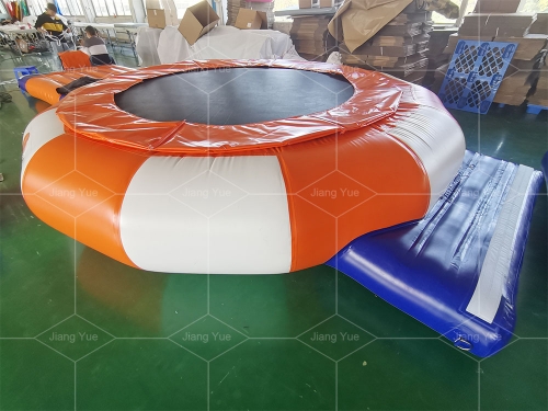 Customized Outdoor Water Sea Inflatable Trampoline Water Park Leisure Inflatable Floating Bouncer for Sale