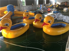 Inflatable Water Row Boat Swimming Pool Float Boats Duck Floating Toy for Kids Amusement