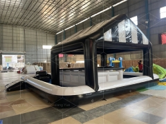 Black Inflatable Pool Bar