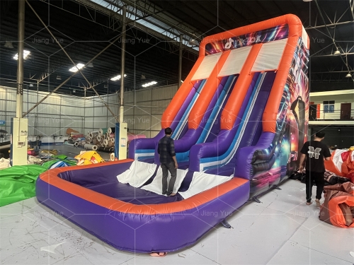 Tiktok Inflatable Water Slide for Summer Fun