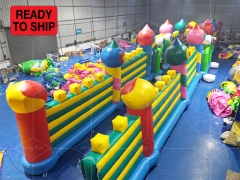 Commercial PVC Carnival Advertisement Inflatable Arch For Bouncy Castle Park